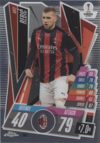 2020-21 Topps Chrome Match Attax UCL Ante Rebic #145