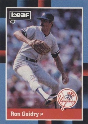 1988 Leaf Canadian - Ron Guidry #180