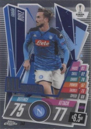 2020-21 Topps Chrome Match Attax UCL Fabian Ruiz #148
