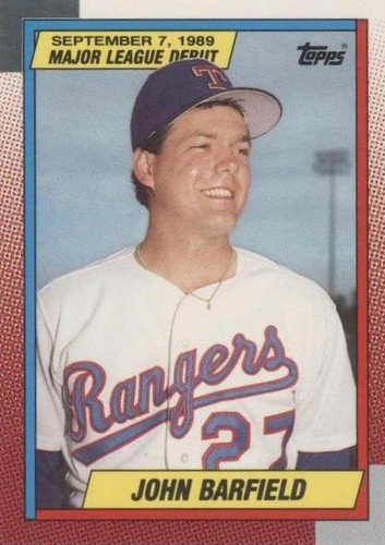 1989-90 Topps Major League Debut 1989 - John Barfield #8