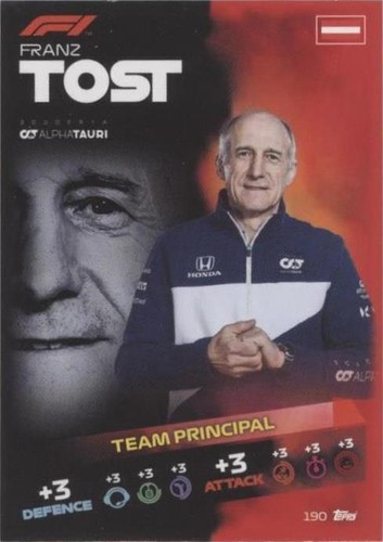 2021 Topps F1 Turbo Attax - Franz Tost #190