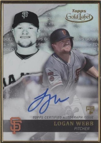 2020 Topps Gold Label - Logan Webb #GLA-LW