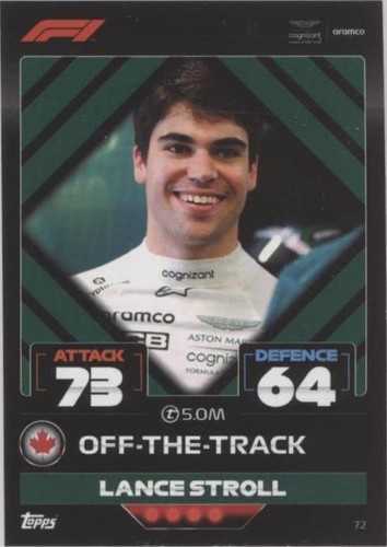 2022 Topps F1 Turbo Attax - Lance Stroll #72