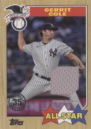 2022 Topps Series 2 - Gerrit Cole #87ASR-GC