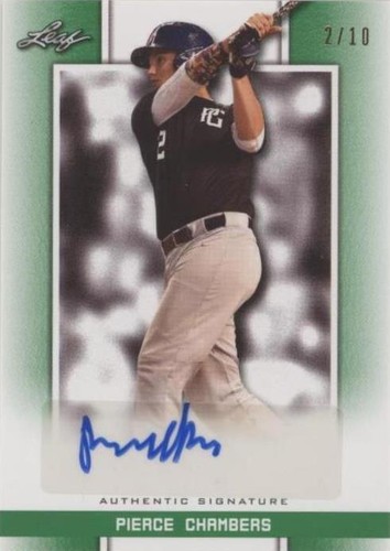 2019 Leaf Perfect Game National Showcase - Pierce Chambers #BA-PC1