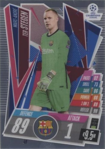 2020-21 Topps Chrome Match Attax UCL Marc-Andre ter Stegen #49