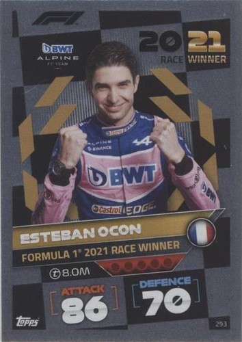 2022 Topps F1 Turbo Attax - Esteban Ocon #293