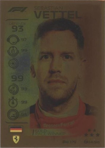 その他 2020 Topps F1 Vettel Variation Refractor 2020 Topps Chrome F1 Vettel Variation Refractor SP Sebastian