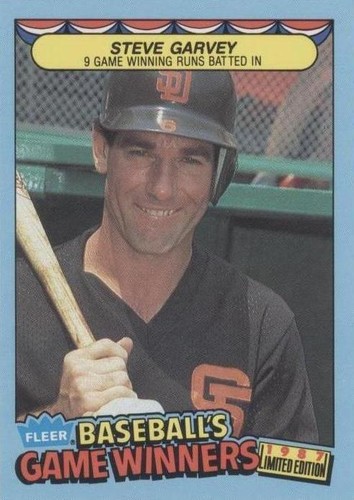 1987 Fleer Limited Edition Baseball's Game Winners - Steve Garvey #16