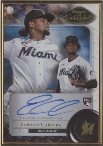 2022 Topps Gold Label - Edward Cabrera #FA-EC