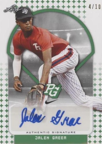 2018 Leaf Perfect Game National Showcase - Jalen Greer #BA-JG2