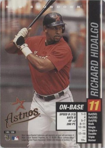 2002 MLB Showdown - Richard Hidalgo #149