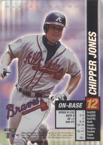 2002 MLB Showdown - Chipper Jones #030