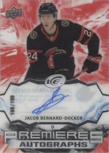 2021-22 Upper Deck Ice - Jacob Bernard-Docker #IPA-JB
