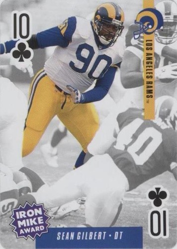 1994 Bicycle Ditka's Picks Playing Cards Sean Gilbert #10C