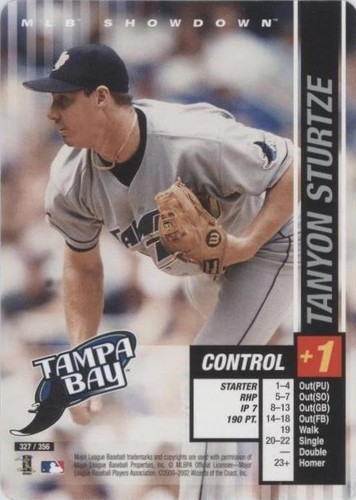 2002 MLB Showdown - Tanyon Sturtze #327