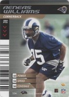 2001-02 NFL Showdown 1st & Goal Aeneas Williams #156