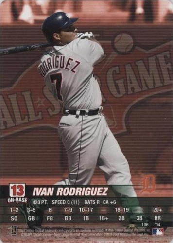 2004 MLB Showdown Pennant Run - Ivan Rodriguez #106