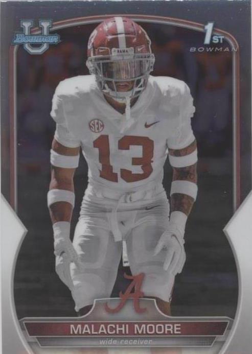 2022 Bowman University Chrome Malachi Moore #74