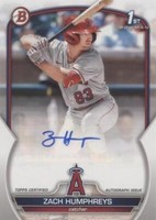 2023 Bowman - Zach Humphreys #PPA-ZH