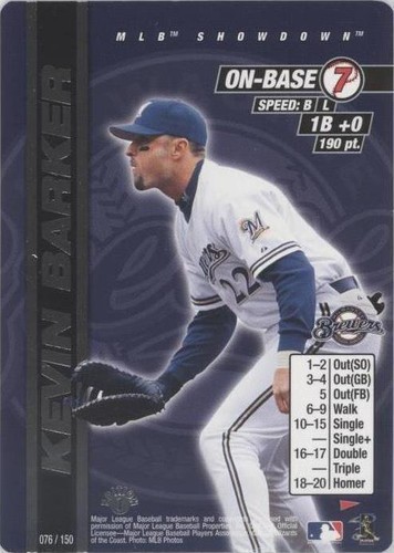 2000 MLB Showdown Pennant Run - Kevin Barker #076