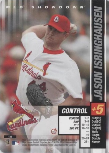 2002 MLB Showdown Trading Deadline - Jason Isringhausen #132