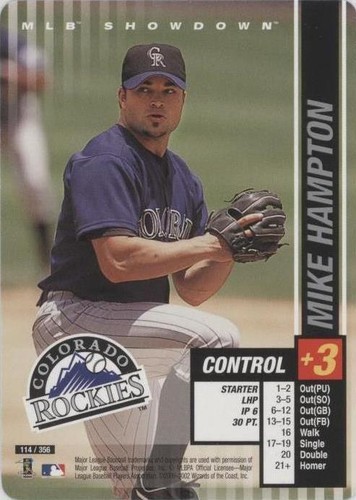 2002 MLB Showdown - Mike Hampton #114