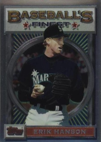 1993 Topps Finest - Erik Hanson #150
