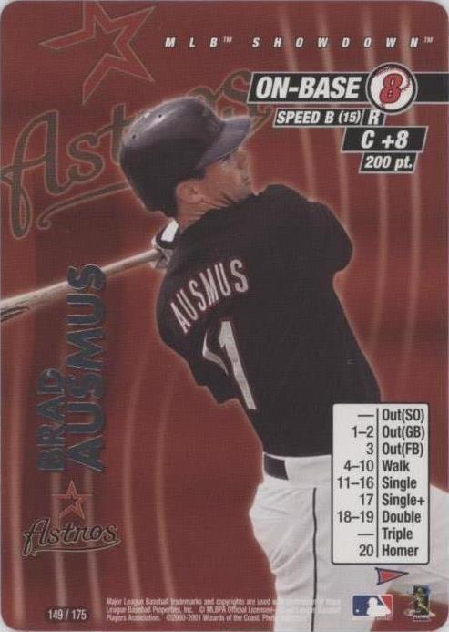 2001 MLB Showdown Pennant Run - Brad Ausmus #149