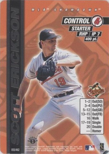 2000 MLB Showdown - Scott Erickson #055