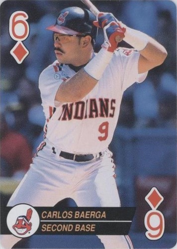 1994 Bicycle Baseball Aces Playing Cards - Carlos Baerga #6D