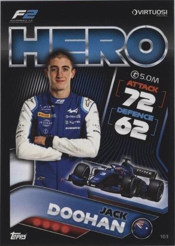 2022 Topps F1 Turbo Attax - Jack Doohan #103