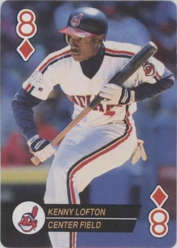 1994 Bicycle Baseball Aces Playing Cards - Kenny Lofton #8D