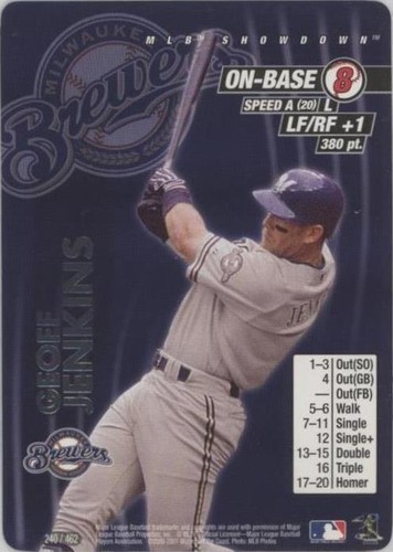 2001 MLB Showdown - Geoff Jenkins #240