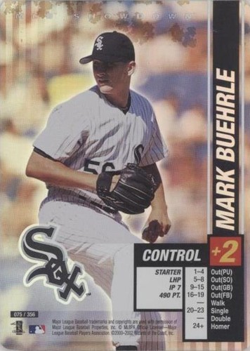 2002 MLB Showdown - Mark Buehrle #075