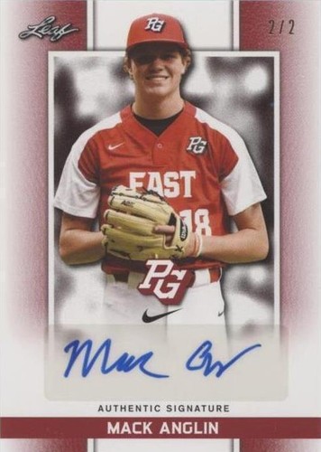 2018 Leaf Metal Perfect Game All-American Classic - Mack Anglin #GD-MA2