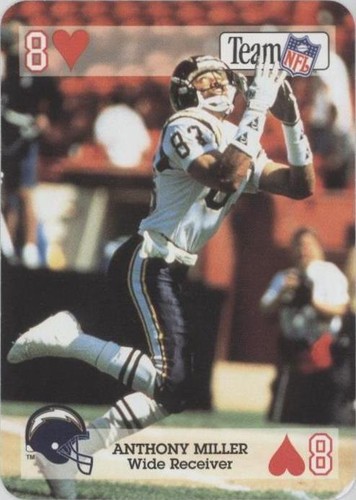 1992 Sport Decks Team NFL Star Cards Playing Cards Anthony Miller #8H