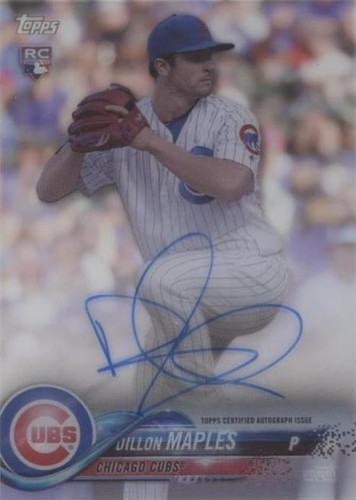 2018 Topps Clearly Authentic Autographs - Dillon Maples #CAA-DM