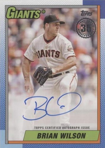 2025 Topps Series 1 - Brian Wilson #90A-BWI