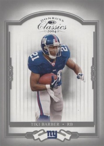2004 Donruss Classics Tiki Barber #65
