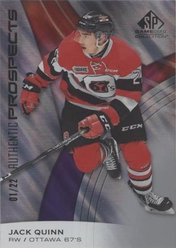 2019-20 Upper Deck SP Game Used CHL Edition - Jack Quinn #22