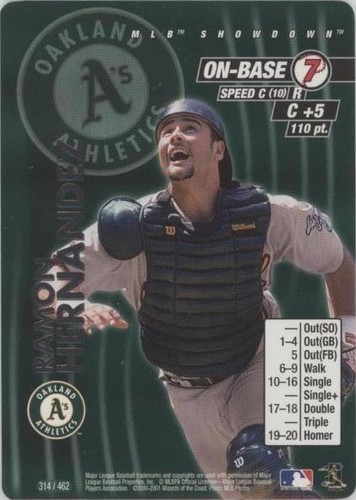 2001 MLB Showdown - Ramon Hernandez #314