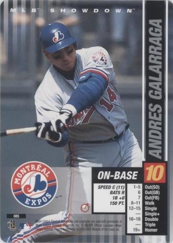 2002 MLB Showdown Trading Deadline - Andres Galarraga #085
