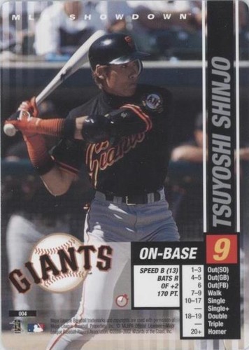 2002 MLB Showdown Trading Deadline - Tsuyoshi Shinjo #004