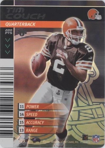 2001-02 NFL Showdown 1st Edition Tim Couch #103