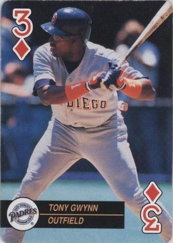 1992 U.S. Playing Card Baseball Aces - Tony Gwynn #3D