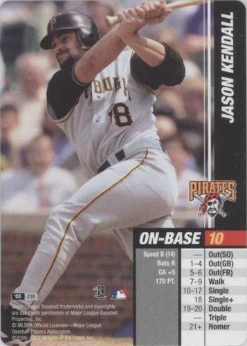 2003 MLB Showdown - Jason Kendall #238