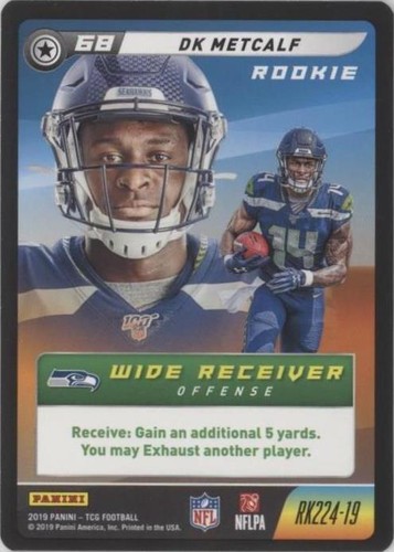 2019 Panini NFL Five TCG DK Metcalf #RK224-19