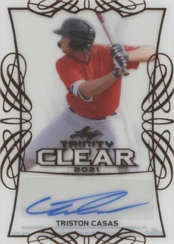 2021 Leaf Trinity - Triston Casas #CA-TC1