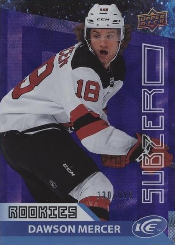 2021-22 Upper Deck Ice - Dawson Mercer #SZ-55